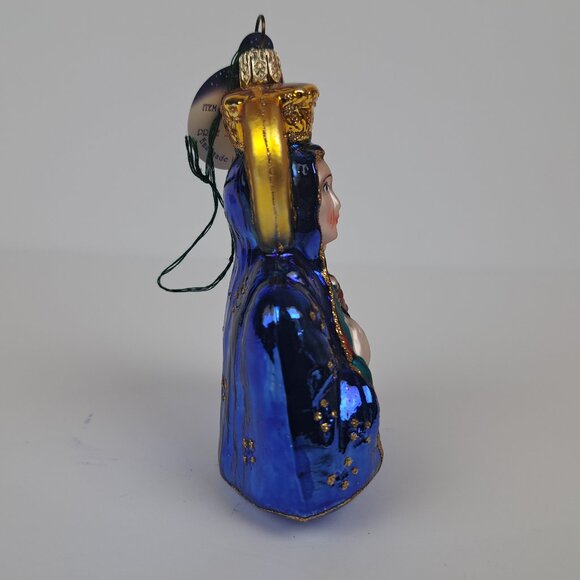 Our Lady of Czestochowa Madonna and Child Handmade Glass Ornament - Picture 2 of 16